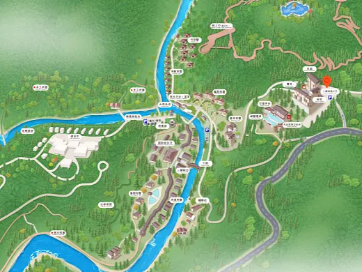 双鸭山结合景区手绘地图智慧导览和720全景技术，可以让景区更加“动”起来，为游客提供更加身临其境的导览体验。